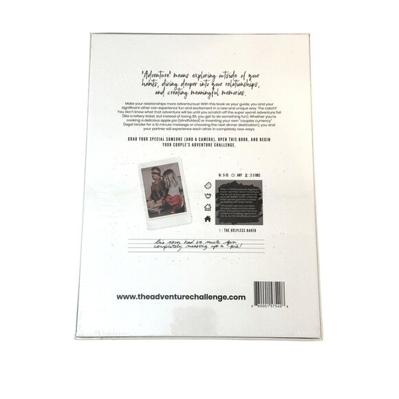 The Adventure Challenge Couples Edition Hardcover Book New Sealed FS - Picture 2 of 2